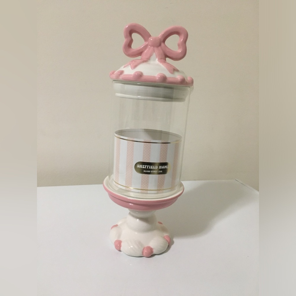 Sheffield Home Glass Candy Jar